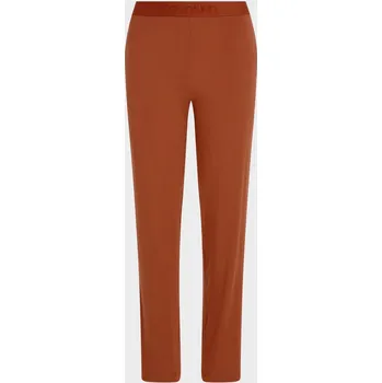 Dámské pyžamo Dámské pyžamové kalhoty SLEEP PANT 000QS7007E GCU karamelová - Calvin Klein L