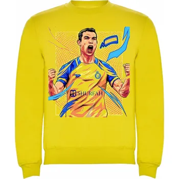 Chlapecká mikina Mikina přes hlavu Cristiano Ronaldo Al-Nassr FC Velikost: 98/104 - 3/4roky