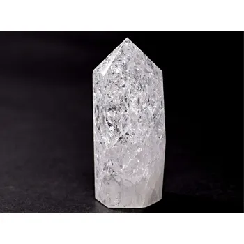 Drahý kámen Magieprirody.cz Obelisk Křišťál pukaný 106 g špice 73 mm #A182