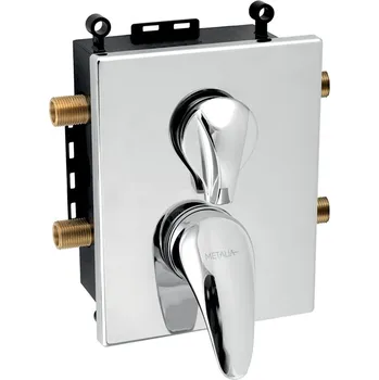 Vodovodní baterie Novaservis Podomítková baterie s boxem 2 vývody BOX55052R,0