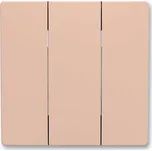 3559T-A00666 242 Kryt spínače trojnásobného, pudrová, Zoni, ABB