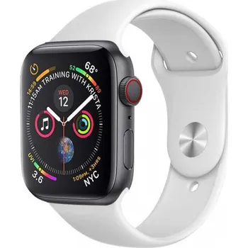 Příslušenství k chytrým hodinkám Silikonový řemínek pro chytré hodinky Apple Watch SE 44 mm (2023) - bílý
