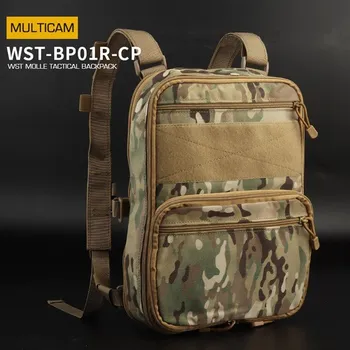 turistický batoh Wosport WST taktický MOLLE batoh FLAT PACK - MC