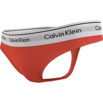 Kalhotky CALVIN KLEIN DÁMSKÁ TANGLA THONG 1P ORANGE 0000F3786E 1TD Velikost: XS