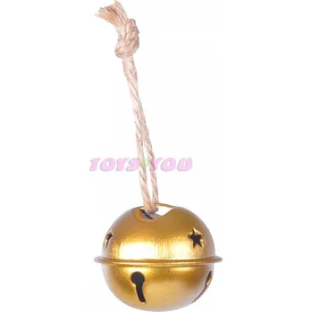 Rolničky 6ks kov 3cm zlaté