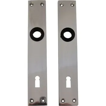 Dveřní kování Štít dveřní na klíč, rozteč 90 mm