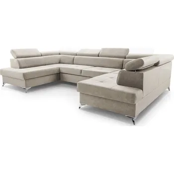Sedací souprava Rozkládací rohová sedačka MADRAS U béžová