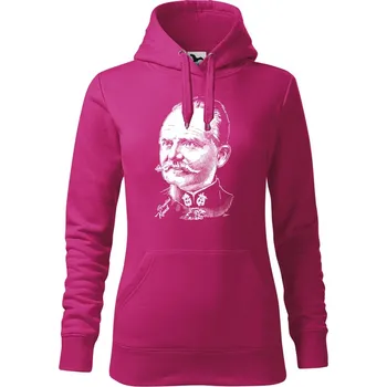 Pánská mikina Mikina - František Kmoch Barva: Purpurová (40), Velikost: S, Střih: Dámské