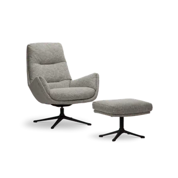 Křeslo Moro, Čalounění Copparo 1460 Sandy Beige, Podnož leštěný hliník, Typ Křeslo