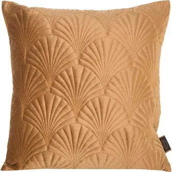Povlečení Dekorační povlak na polštář SHELL v medovozlaté barvě