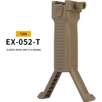 Airsoft Wosport Teleskopická rukojeť s dvojnožkou WST 2.0 - Písková