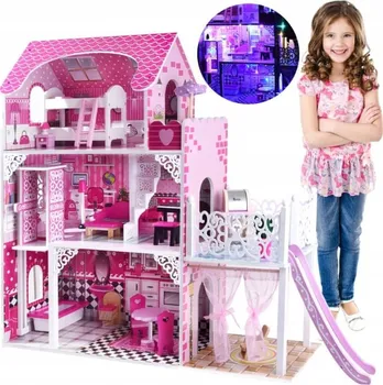 Domeček pro panenku iMex Toys Lille 90 x 30 x 89 cm růžový