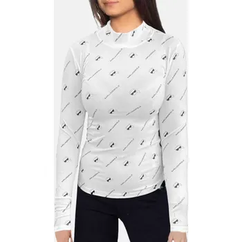 Dámské tričko Dámské bílé triko Karl Lagerfeld - Velikost S, Barva Bílá 55614 BUFTG839