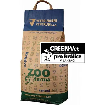 Krmivo pro hlodavce GREEN-VET pro králíky bez léčiv 10 kg