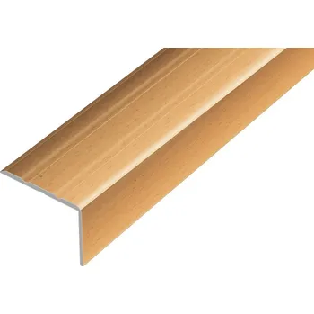 přechodová lišta ACARA AP5 schodová lišta samolepící, hliník + fólie buk, 20 mm, 0,9 m AAHAF B251120-SK/0,9