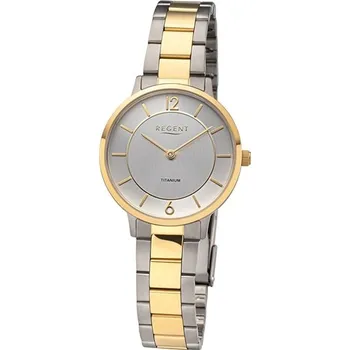Hodinky Dámské titanové hodinky Regent F-1340 + DÁREK ZDARMA
