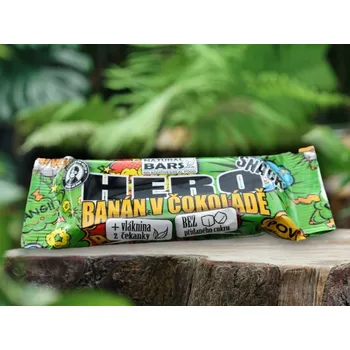 Tyčinka HeroBar – banán v čokoládě, 36 g