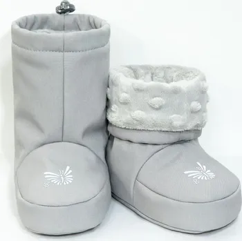 Kojenecké oblečení ESITO Nora softshellové capáčky šedé/stříbrné