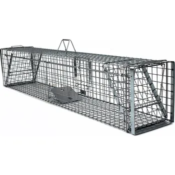 Zvířecí past Profesionální past na lišky, kuny, vydry a kočky TRAP H150x34x34V2--DÁREK - odchytová sada za 199Kč