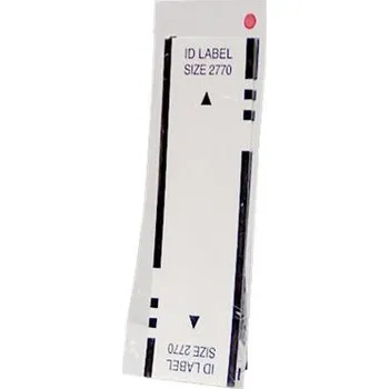 Razítko Brother ID-2770, štítek razítka s průhlednou krytkou, 12ks (27x70 mm) ID2770