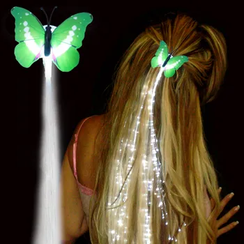 Gadget Světýlka do vlasů s motýlem