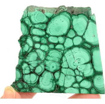 Přírodní kámen Plátek malachit Kongo 89g