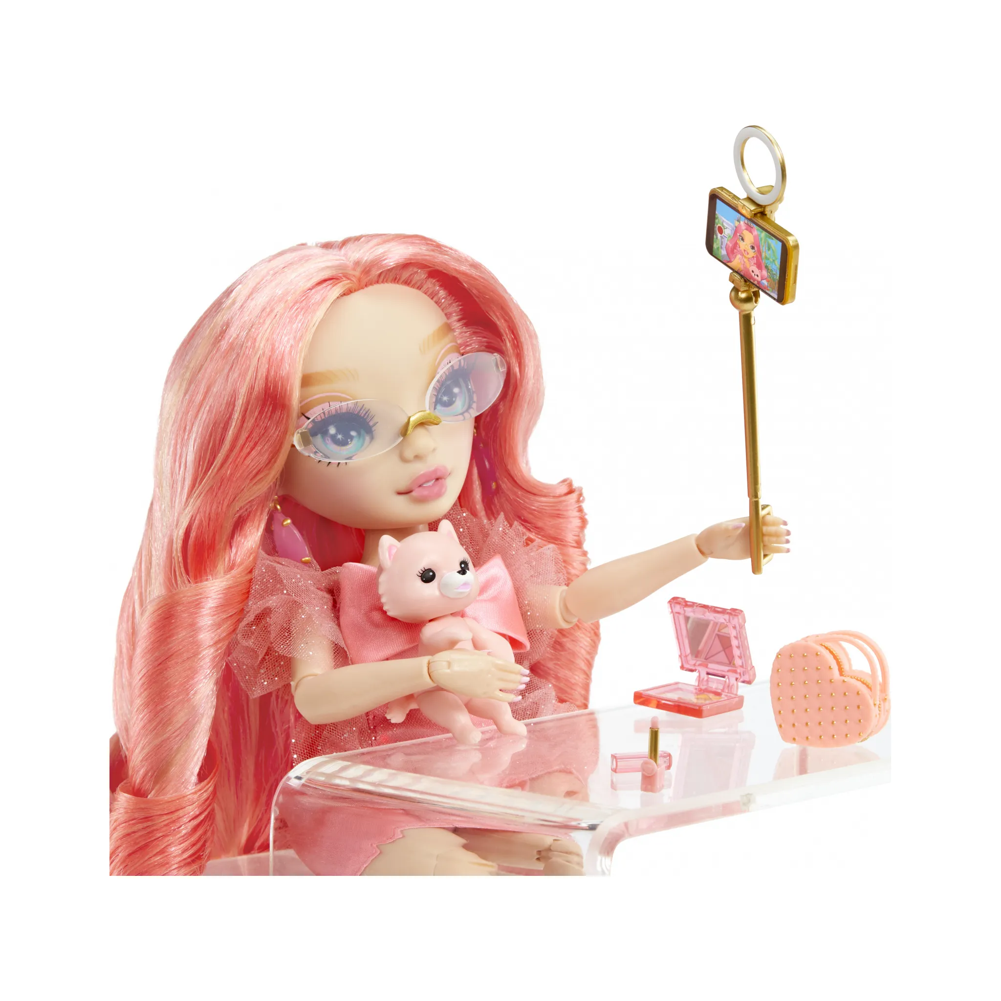 Fotografie 4 - Panenka MGA Rainbow High Fashion Doll New Friends Pinkly Paige
