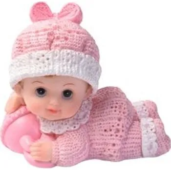 Jedlá dekorace na dort Modecor Modecor Dekorace na dort - miminko děvče 7cm