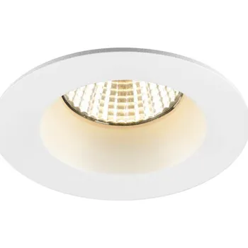 BIG WHITE (SLV) NEW TRIA UNIVERSAL 68 stropní vestavné svítidlo, 2500/3000/4000K, 38°, IP 20 / IP 65, kulaté, bílá 1007441