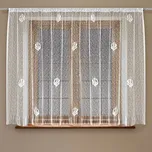 Perla kusová záclona polyester bílá