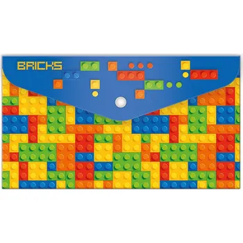 Obálka ARGUS Plastová obálka s drukem DL Colour bricks 16410284
