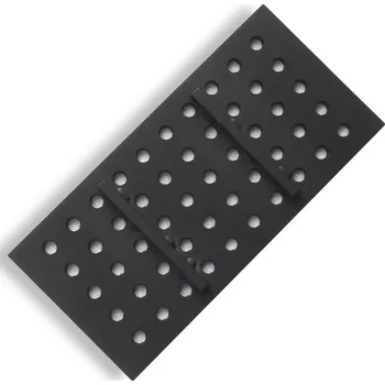 Rošt do krbu a kamen Ocelový rošt 170 x 350 cm s žebry