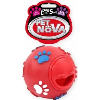 Hračka pro psa Pet Nova Snack ball červený 7,5cm