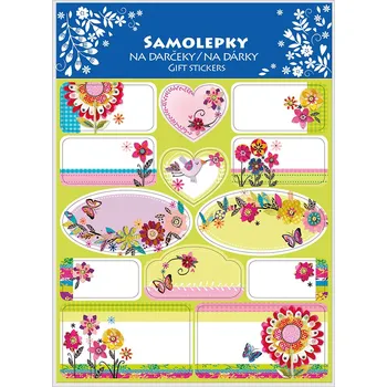 samolepka ARGUS Nálepky na dětské dárky, 13ks - 14,5 x 19 cm 10035002