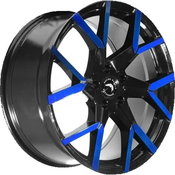 Alu kolo BARRACUDA Alu Kola Barracuda Tzunamee Evo 8.5x19 5x114.3 ET40 Black Gloss Flashblue 73.1