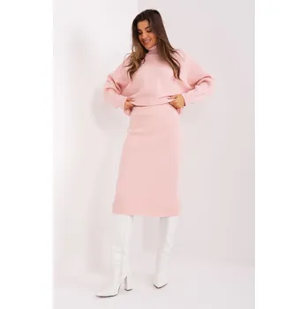 Dámská sukně Úzká pletená sukně Wool Fashion Italia růžová EU velikost: Univerzální