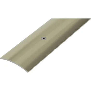 přechodová lišta ACARA AP7 přechodová lišta vrtaná, hliník elox titan, 40 mm, 2,7 m AAPAE B4000-T