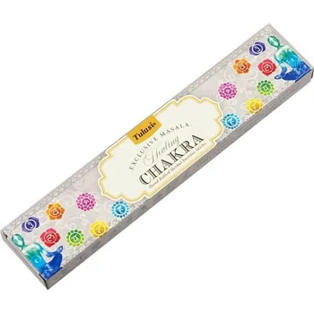 Vonná tyčinka Tulasi Exclusive Masala Healing Chakra indické vonné tyčinky 15 g