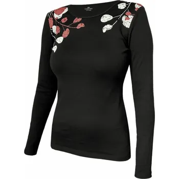 Dámské tričko Dámské tričko, dlouhý rukáv KAVINA 801 černá S