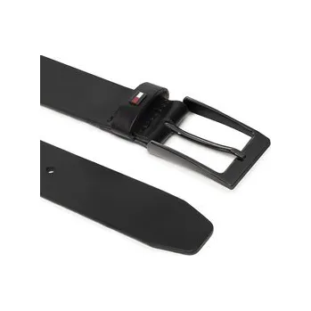 Opasek Pánský pásek Tommy Hilfiger Layton Leather 3.5 AM0AM10316 Černá 80