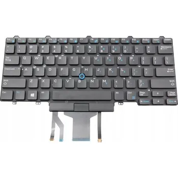 Náhradní klávesnice pro notebook Klávesnice DELL LATITUDE 3340 / podsvit LED