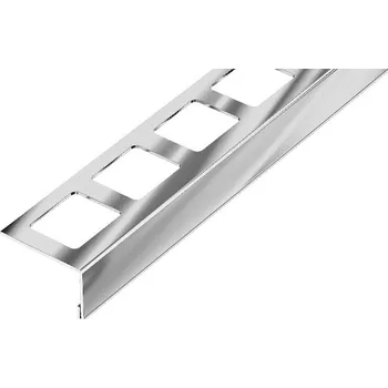 Podlahová lišta ACARA BP2 balkonová lišta, nerez V2A, 75 mm, 2,5 m AABWE75