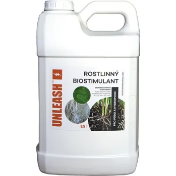 Hnojivo Aquabella Organics Unleash 9.46 l (2.5G), rostlinný biostimulant (Unleash Organics Root Inoculant 9,46 litru (2,5 galonu) je mikrobiální kořenový inokulant a biostimulant.)