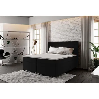 Postel Boxspringová postel Assar 140 x 200 cm antracit