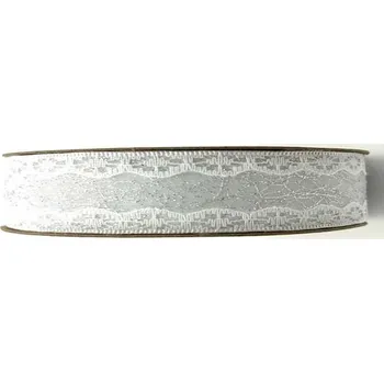 Stuha Stuha bílá 2,5cmx10y