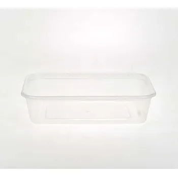 Jednorázové nádobí Miska plastová do mikrovlnné trouby 500ml/25ks