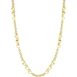 Lillian Vassago Zlatý náhrdelník zdobený srdíčky LLV06-GN099