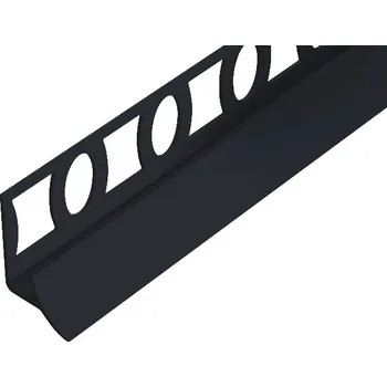 ukončovací lišta ACARA VP8 sanitární vanová lišta, PVC černá, 7 mm, 2,5 m AAPV6733