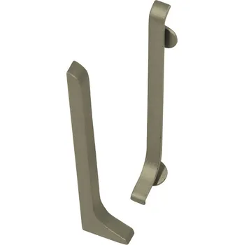 ACARA AP38 levá koncovka k soklové liště, PVC ABS titan, 60 mm, 2 ks AASE 60-T-XKL/ABS