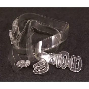 Ramínko Sada podprsenkových ramínek - průhledná - šířka 0,8 cm